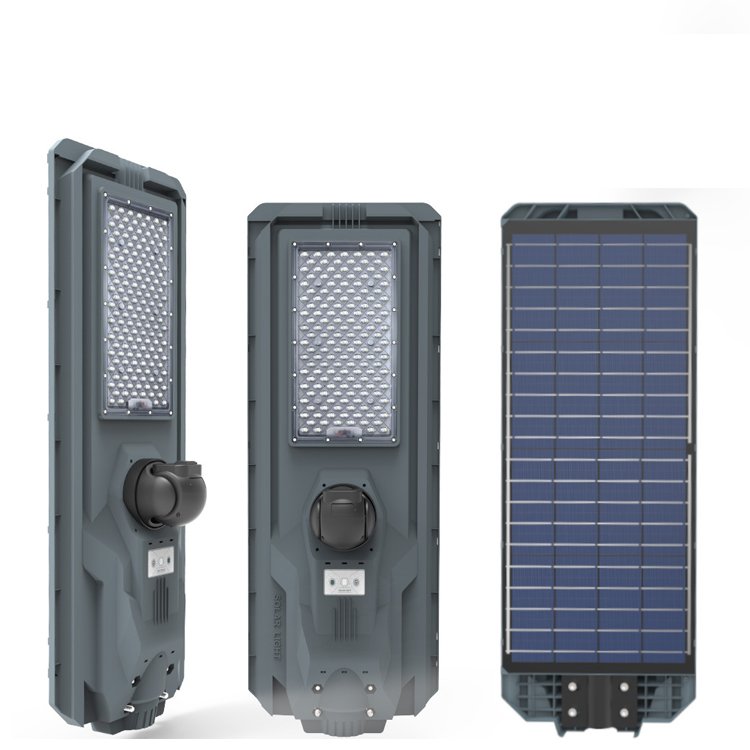 800W 1200W Exproof Architectural Die Cast Aluminium Road Park Integrated Solar Sensor Street Lights With Cctv Camera