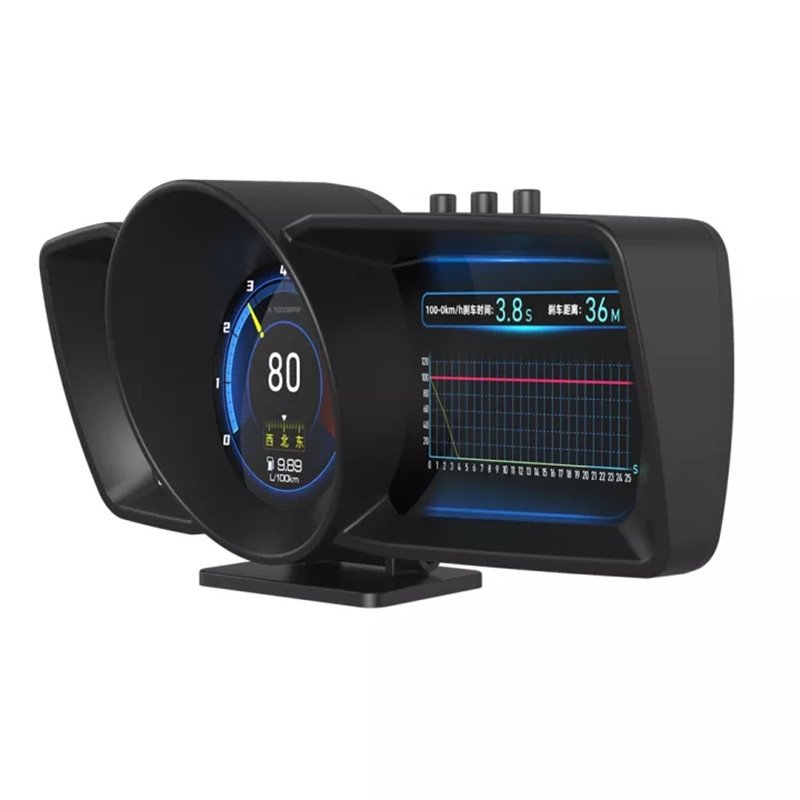 English Version A600/ap-7 OBD2 Gauge Digital Turbo boost Oil Pressure Temperature for Car Afr RPM Fuel Level Speed EXT Oil Meter