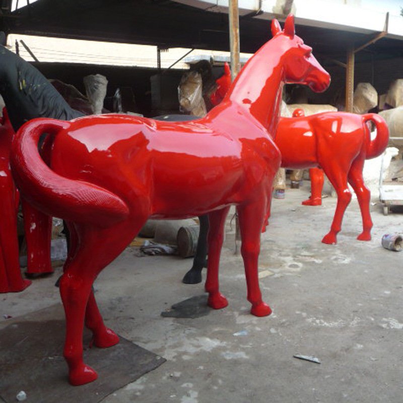High Quality Nordic Industrial Custom E27 Bulb Metal Standing Floor Light Indoor Decor Horse Designer Led Floor Lamp