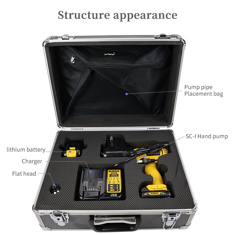 JIHPUMP High Volume Peristaltic Pump Portable Auto Handle Sampler for Fluid Liquid Oil Water Air Milk Wastewater