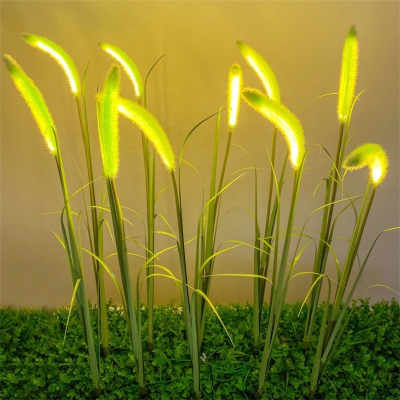 100cm Led Setaria Grass Ground Light Outdoor IP65 Waterproof Reed Light Decorative Landscape Lamp DC12V Garden Lawn Light