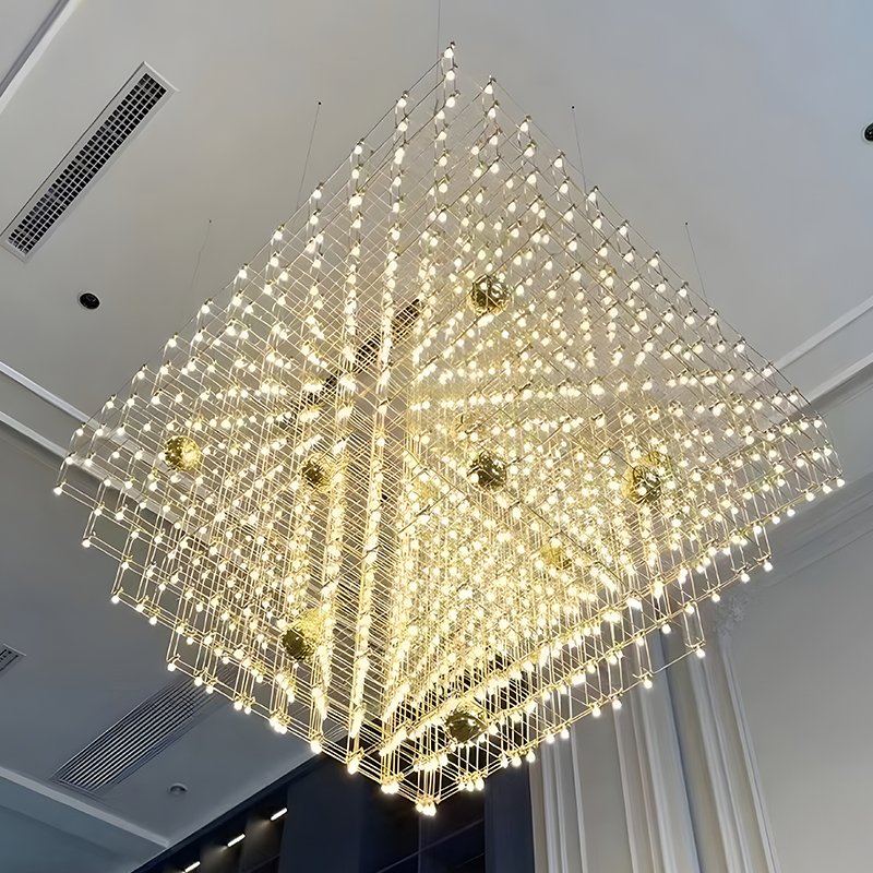 Zhongshan Large Chandeliers for High Ceiling Modern Design