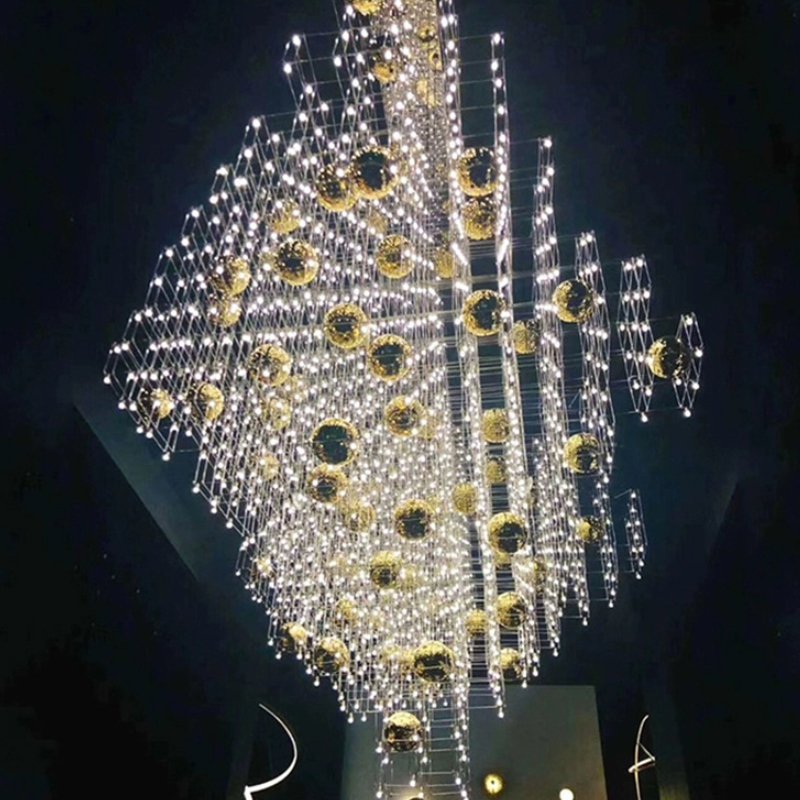 Zhongshan Large Chandeliers for High Ceiling Modern Design
