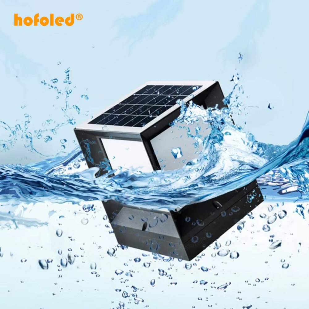 Modern Solar Panel Pole Outdoor Waterproof Solar Post Light LED Fence Deck Cap Column Lamp Lantern Chapiter Pillar Light