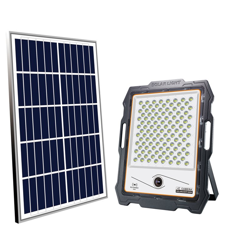 New Products Led Flood Lights 100W Focos Solares 400W Projecteur Solair 300W Outdoor Floodlight 600 Solar Light With Camera Ip67