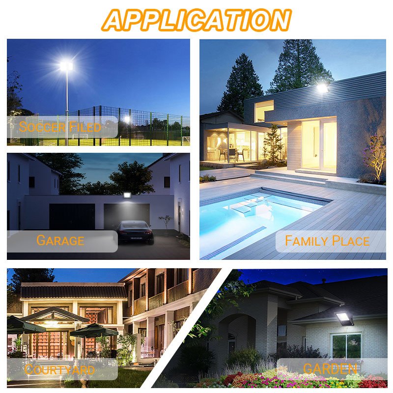 New Arrival Outdoor Waterproof Remote Control Floodlight 15w 27w 40w 60w Led Flood Light