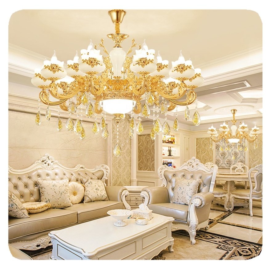 2025 New European Vintage Hotel Pendant Lighting Led Art Classic Dining Modern Crystal Cheap Turkish Chandelier Retro Lamp 10 90