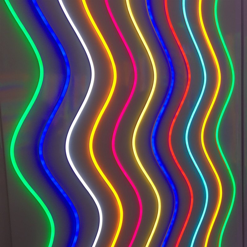 Neon Separate Silicone Tube 12V 6mm 8mm Light Strip Waterproof Luminous Font Modeling Advertising Light