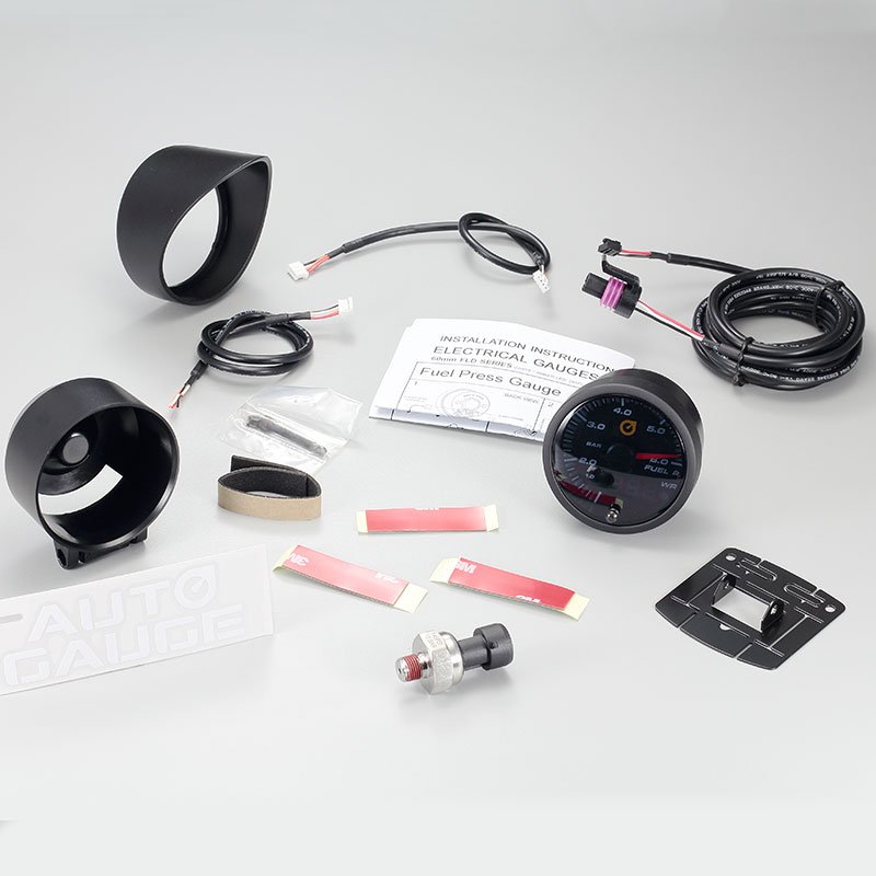 Auto Measuring Digital Gauge Racing Car Diesel Fuel Press Meter