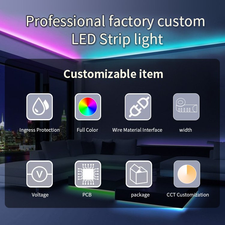 2.7mm Sensor Control 12v 6000k Flexible Mini Cut Light 2700k Cob Led Strip for Car Blue/Green/ Red/ Pink/Ice Blue LED Tape