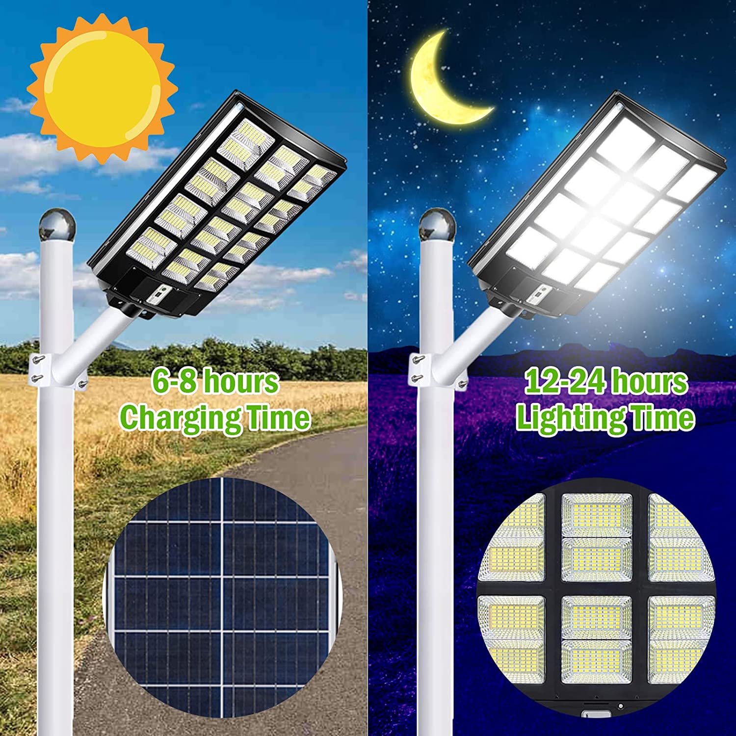 Ip65 Waterproof Outdoor Smd Solar Light 600w 900w 1200w Integrated All in One Led Solar Street Light