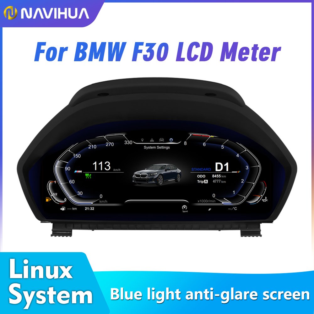 Navihua Virtual Instrument LCD Digital Cluster for BMW 3 4 Series F30 F31 GT-F34 F32 F33 F36 Cockpit Auto Meter Seedometer