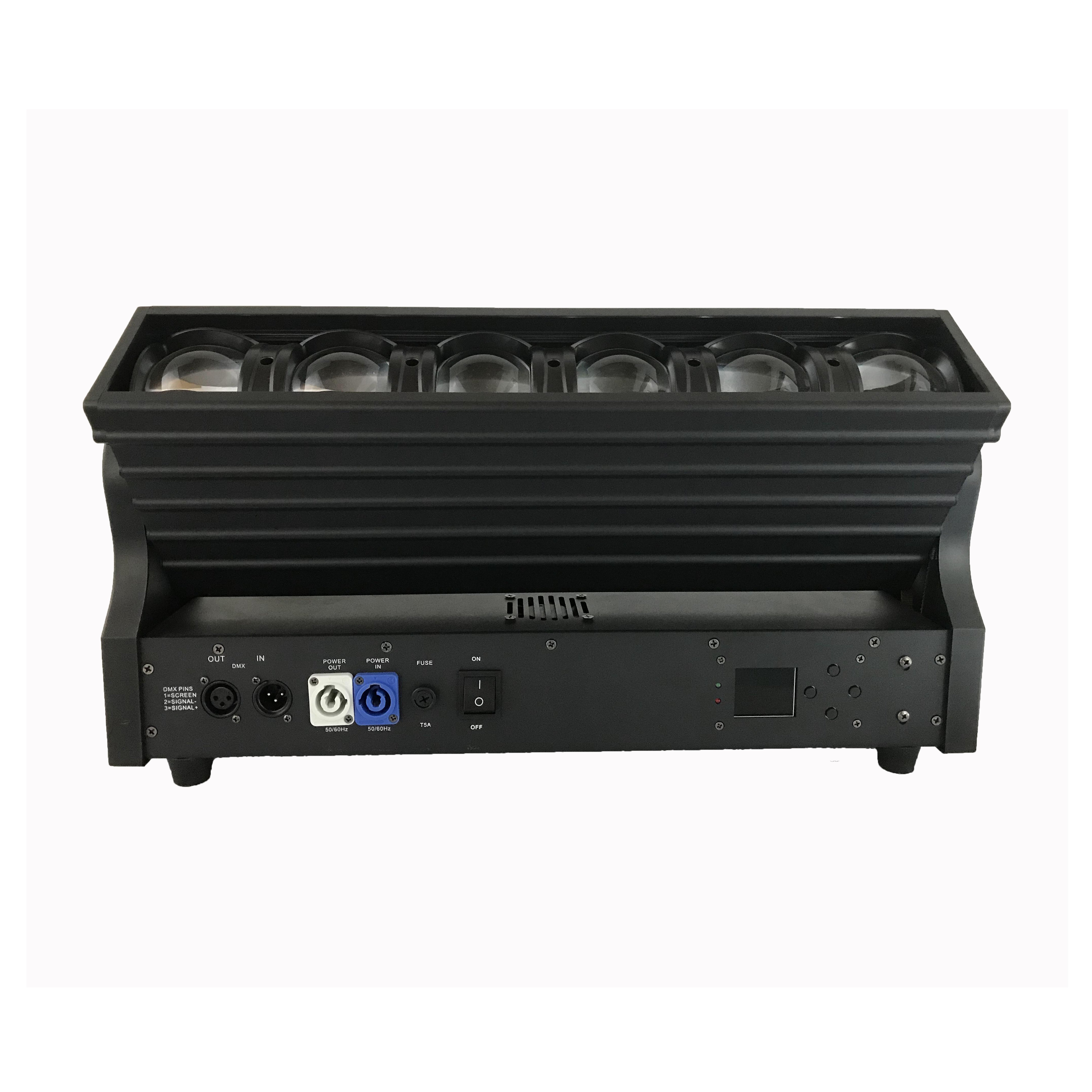Hot 6PCSx40W LED Moving Head Bar Light with Beam and Pixel Control for Wedding Christmas Birthday DJ Disco Led Stage Light