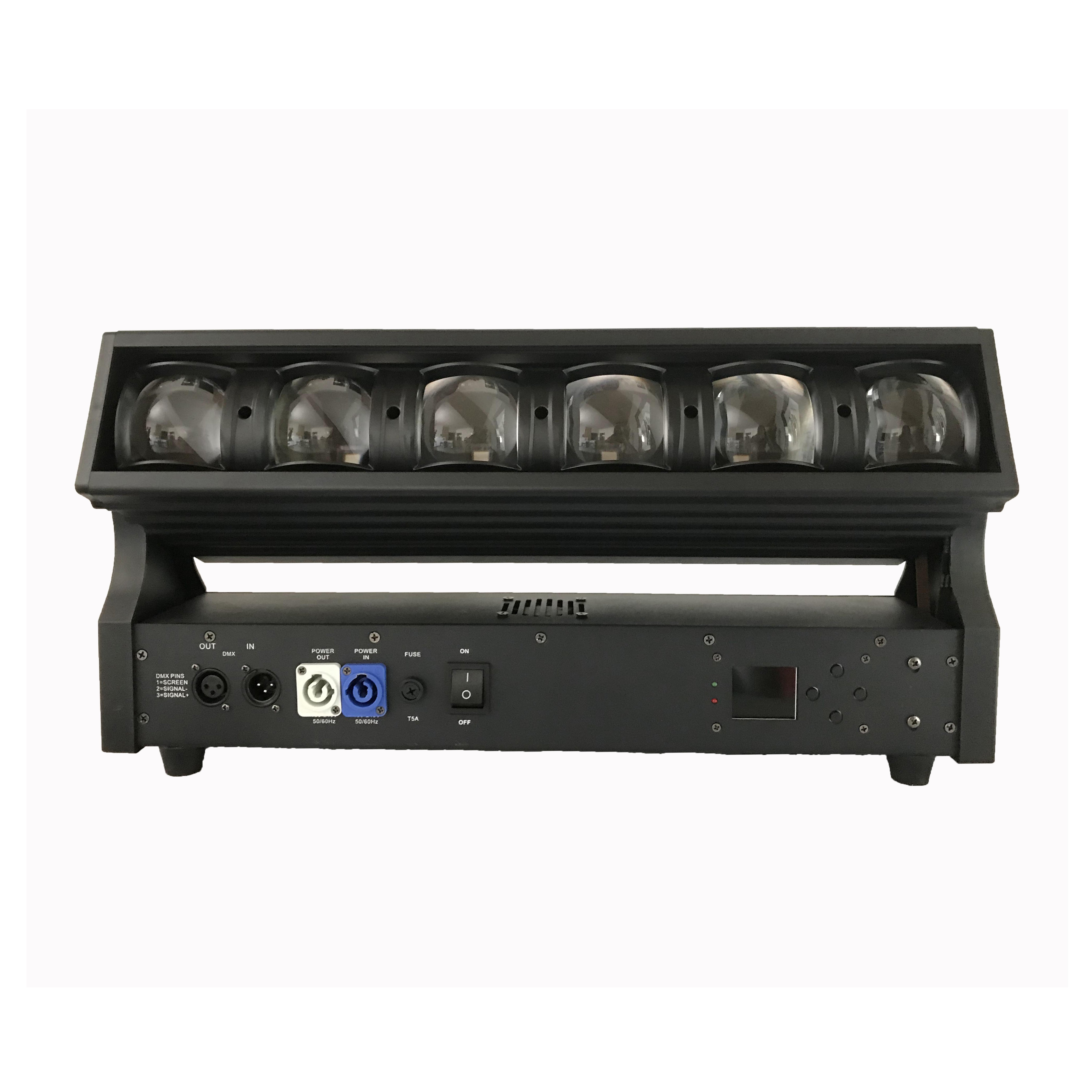 Hot 6PCSx40W LED Moving Head Bar Light with Beam and Pixel Control for Wedding Christmas Birthday DJ Disco Led Stage Light