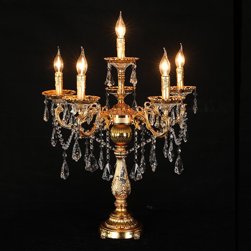Modern Designer Decorative Corner Standing Unique Hotel Living Room Luxury Gold Vintage Glass Crystal Led Floor Lamps