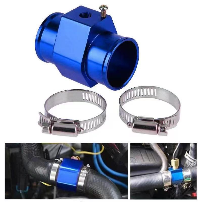 12V 24V Universal 2 in 1 LCD Car Digital Water Temp Gauge Voltmeter Auto Motorcycle Sensor 10mm With Adapter 1/8NPT