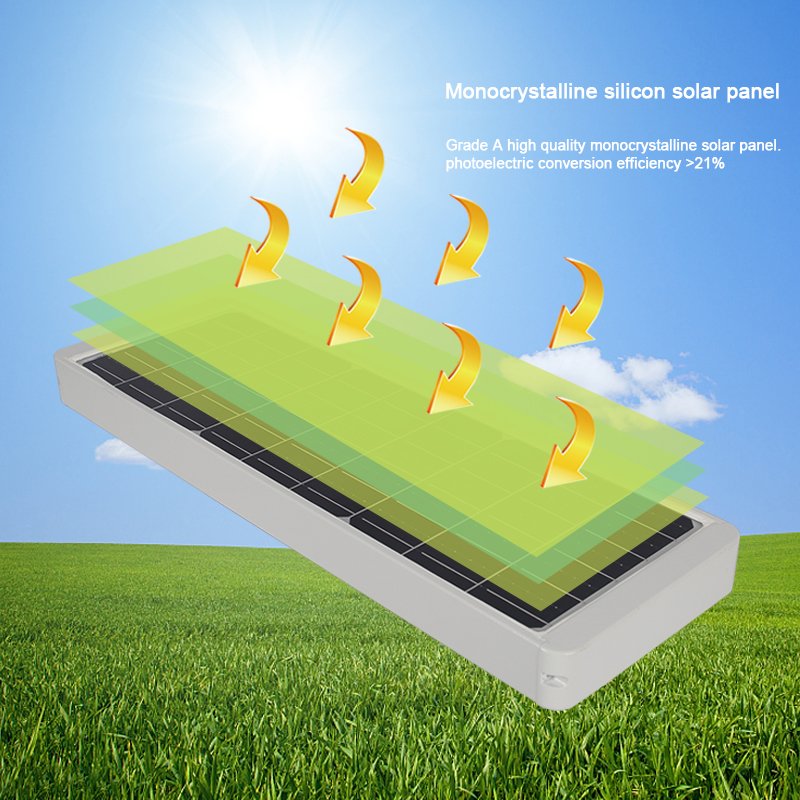 Outdoor Waterproof Motion Sensor Auto Dimming Road Garden Smart All in One Solar Street Light Led with Remote