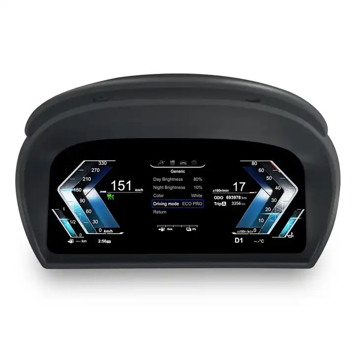 Bosstar 12.3 Inch LCD Digital Cluster IPS Screen Car Dashboard Instrument for BMW Z4 E89 2009-2016 Auto Meter Speedometer