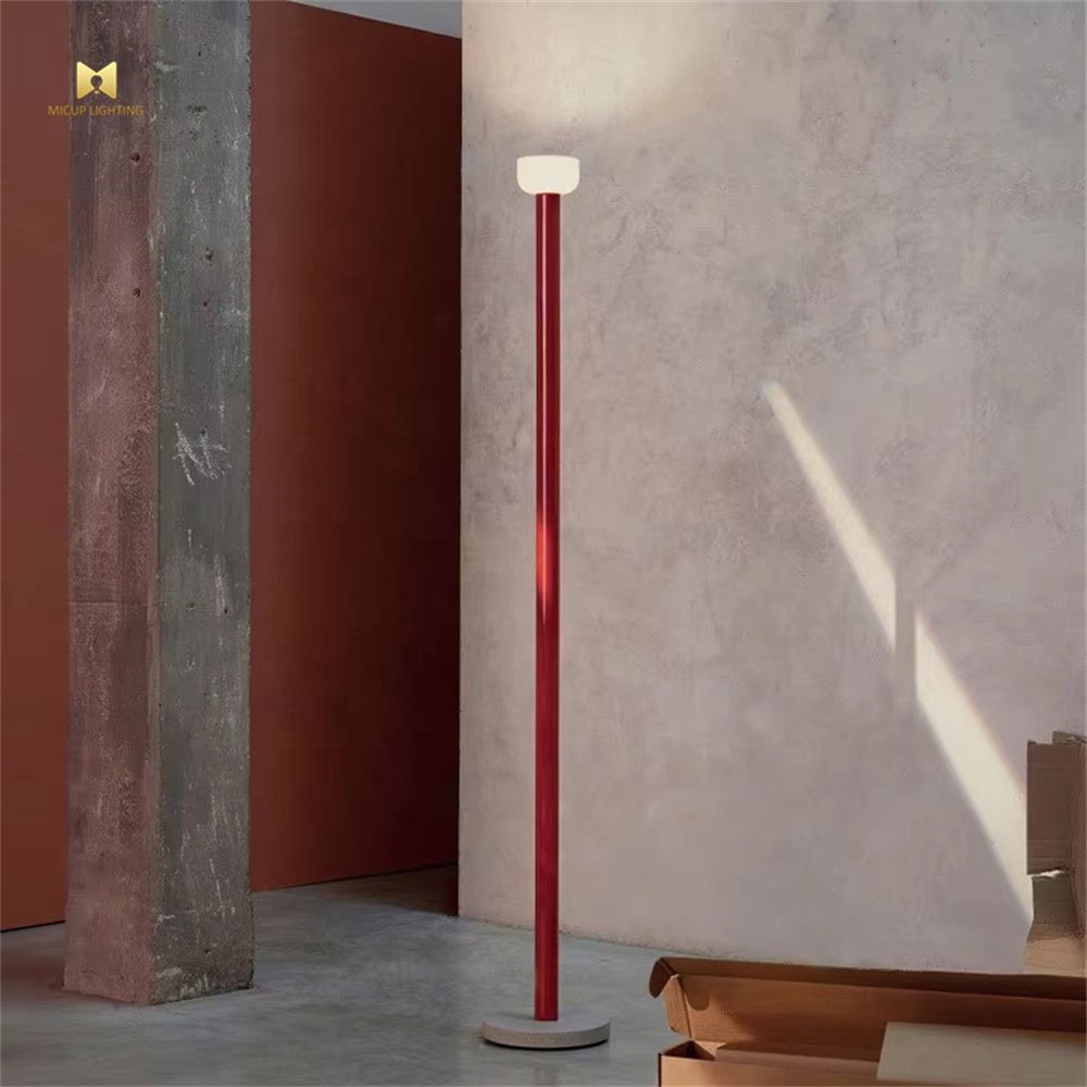 Fashion Nordic Design Minimalist Colorful Floor Lamp Living Room Sofa Corner Bedroom Glass LED Floor Light
