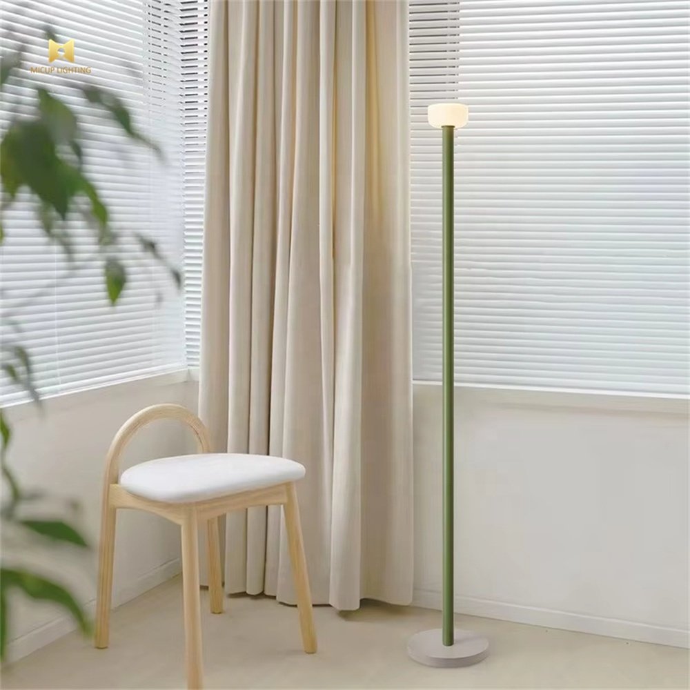 Fashion Nordic Design Minimalist Colorful Floor Lamp Living Room Sofa Corner Bedroom Glass LED Floor Light