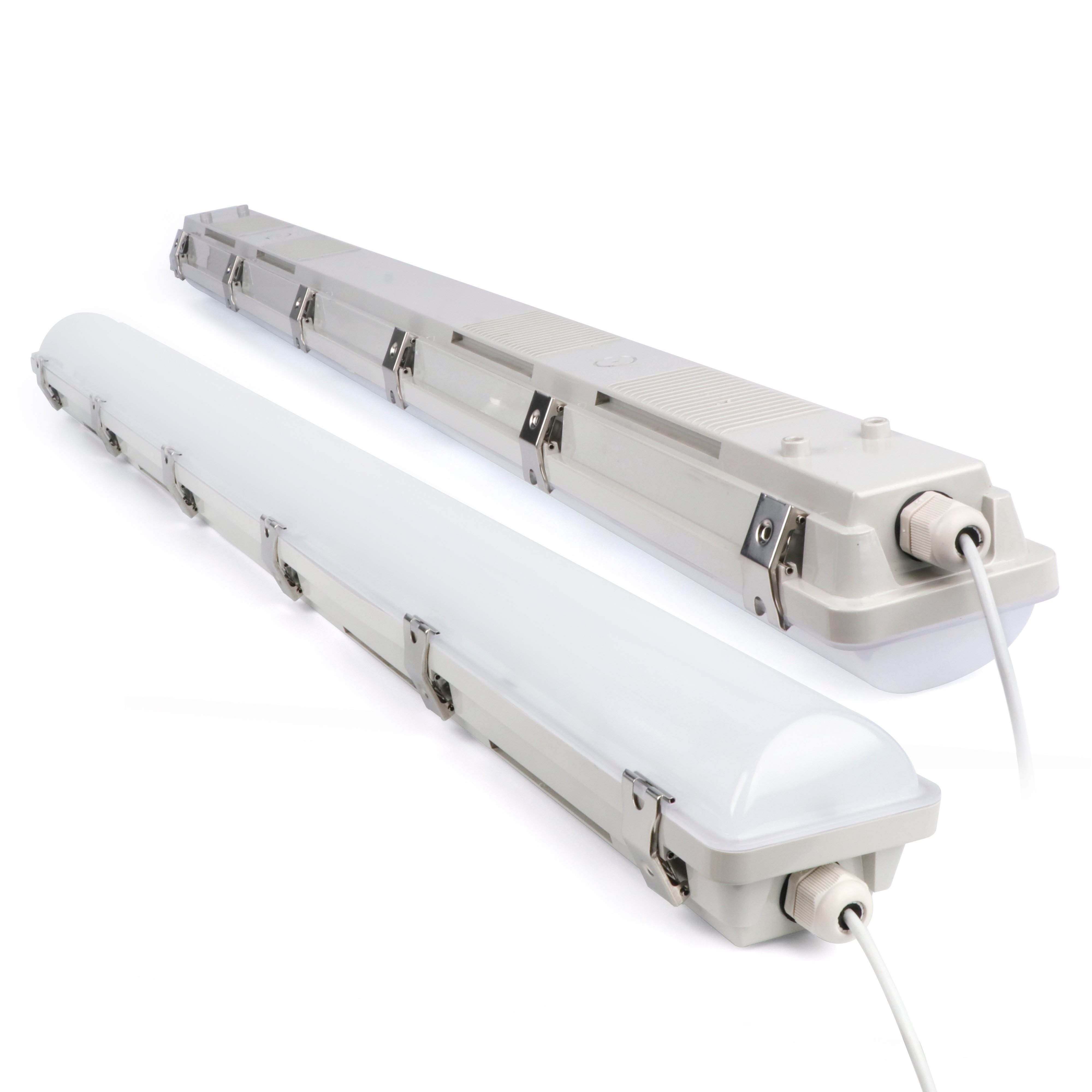 Hot Sales Ip65 IP66 Ik08 Triproof Light T8 Led Tube Vapor-tight Lighting Fixtures for Industrial Batten Light