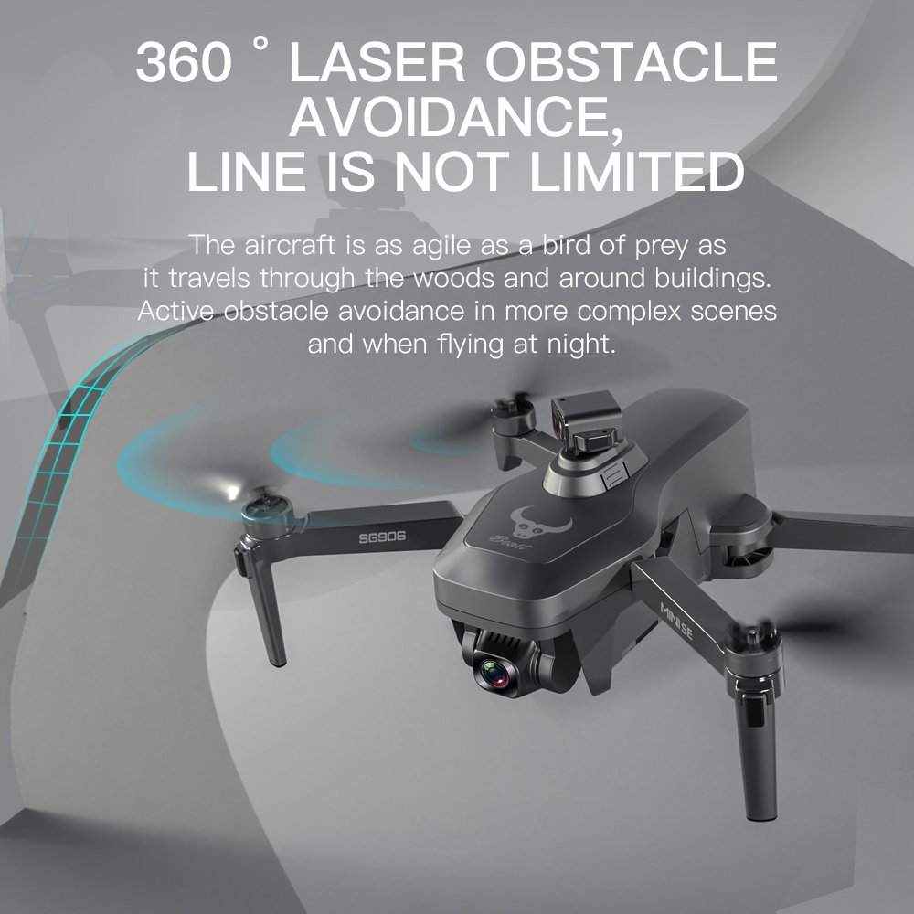 Air Shipping JHD SG906 Mini SE Mini RC Drone GPS 4K Photography Videos 3Axis Aircraft 360 Obstacle Avoidance Quadcopter Gifts