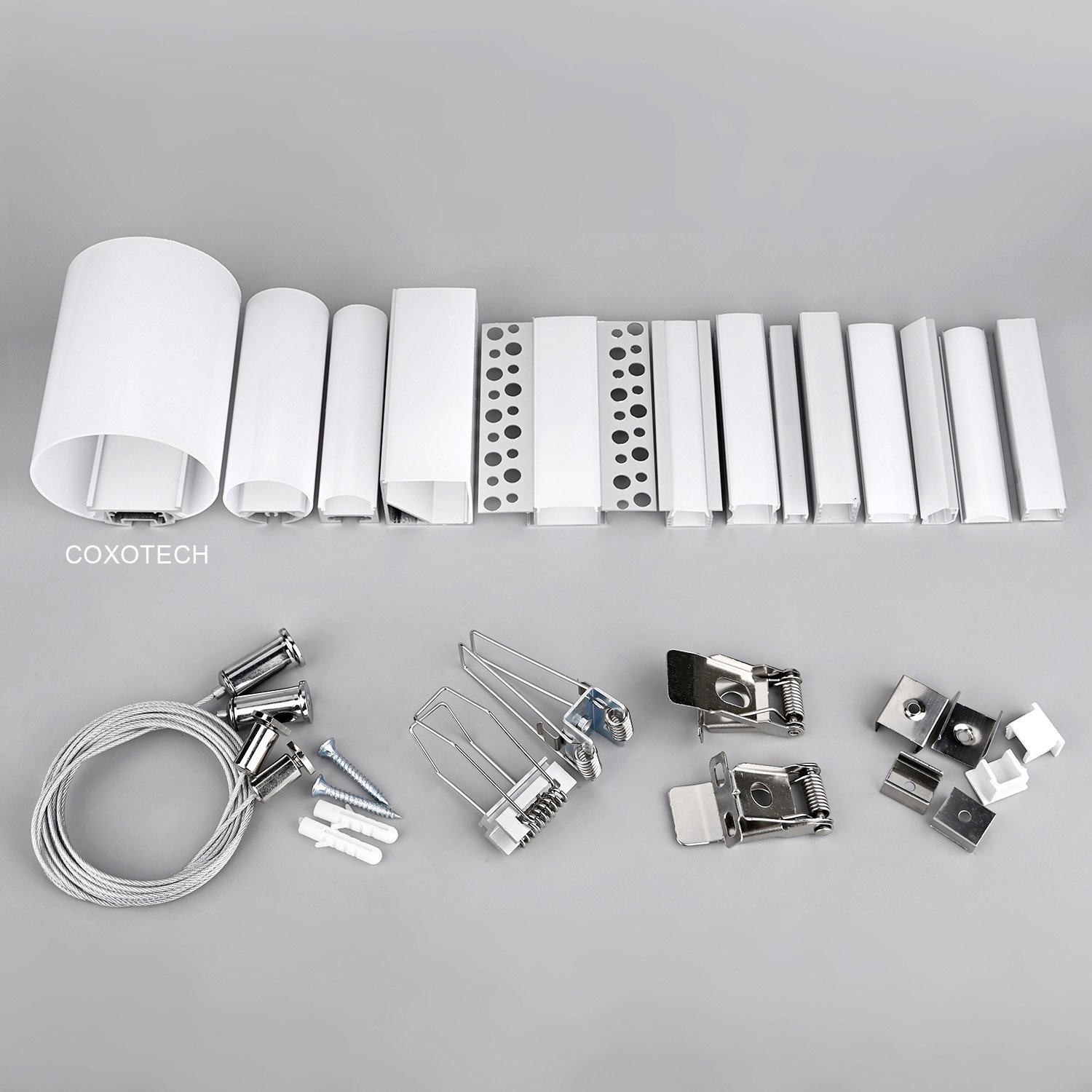 Recessed Aluminum Profile for Led Light Plasterboard Extrusion Ceiling Aluminium Drywall Corner Rail Aluminum Light Led Profile