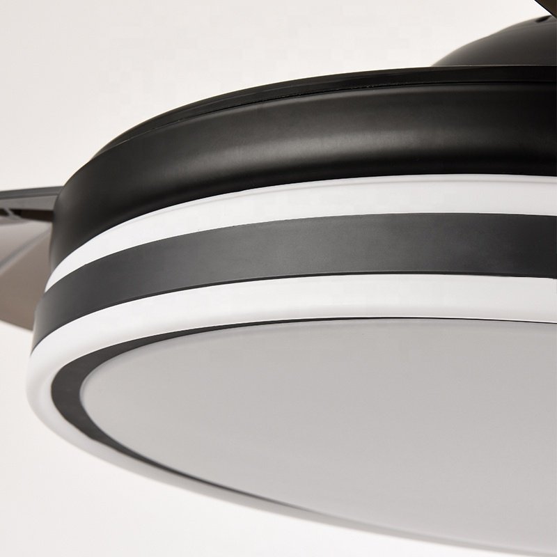 2019 Speaker Ceiling Fan and Lights 42 Inch Retractable Folding Ventilador Techo Speaker