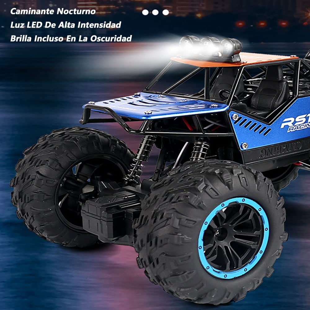 AiJH 2.4G Rc Climbing Car Diecast Rock Crawler RC Truck Alloy Racing Vehicle Toy Off Road Remote Control Car