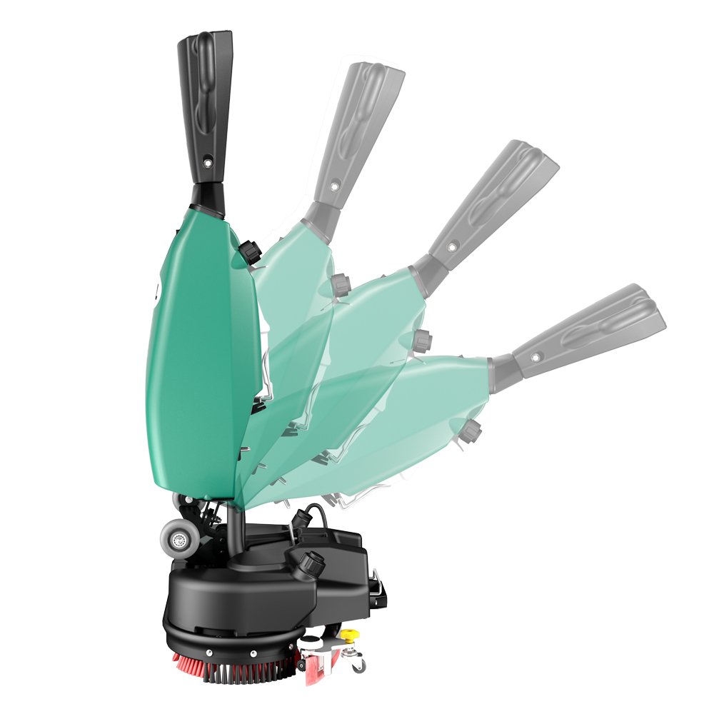Cordless Handy Auto Floor Scrubber Dryer Small Automatic Wireless Floor Washing Machine