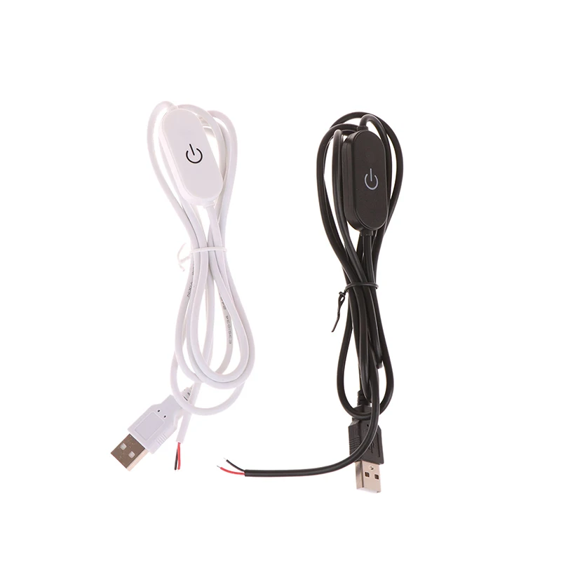 2A 5V USB Touch Dimming Switch Cable 1.5M USB 2.0A to 2 Wire Output 5-100% Dimmer Controller