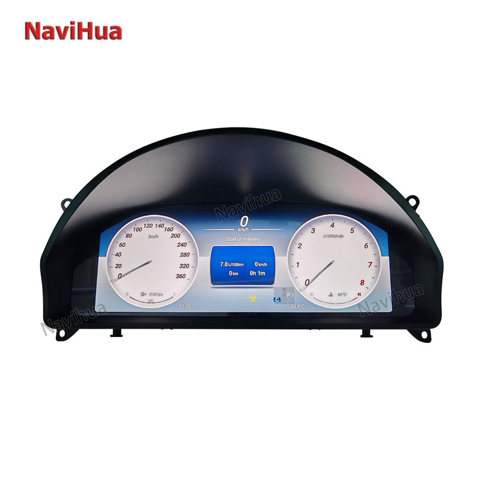 NaviHua New Upgrade Car LCD Dashboard Auto Digital Cluster Speedometer LCD Instrument Linux for Mercedes Benz GLK 2008-2015