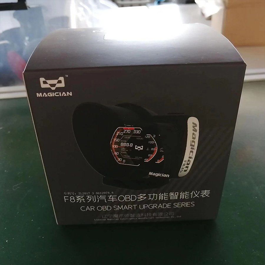 Magician Auto Gauge OBD F8 Car Gauge Multi Function Smart Auto Meter