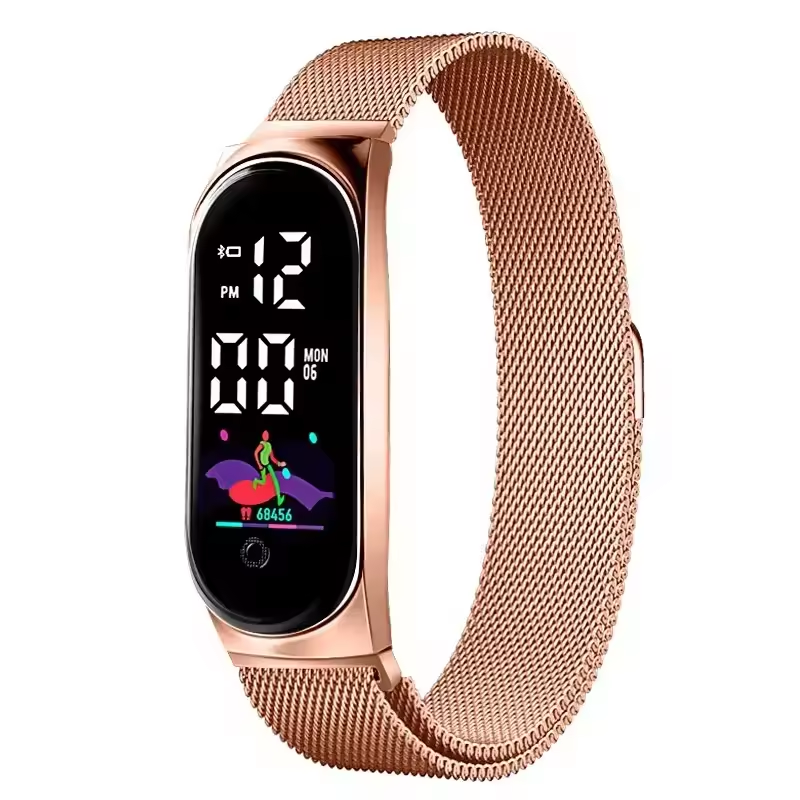 Fashion Sports Watch Waterproof Luminous Kids Digital Watch Touch Screen Electronic LED Watch