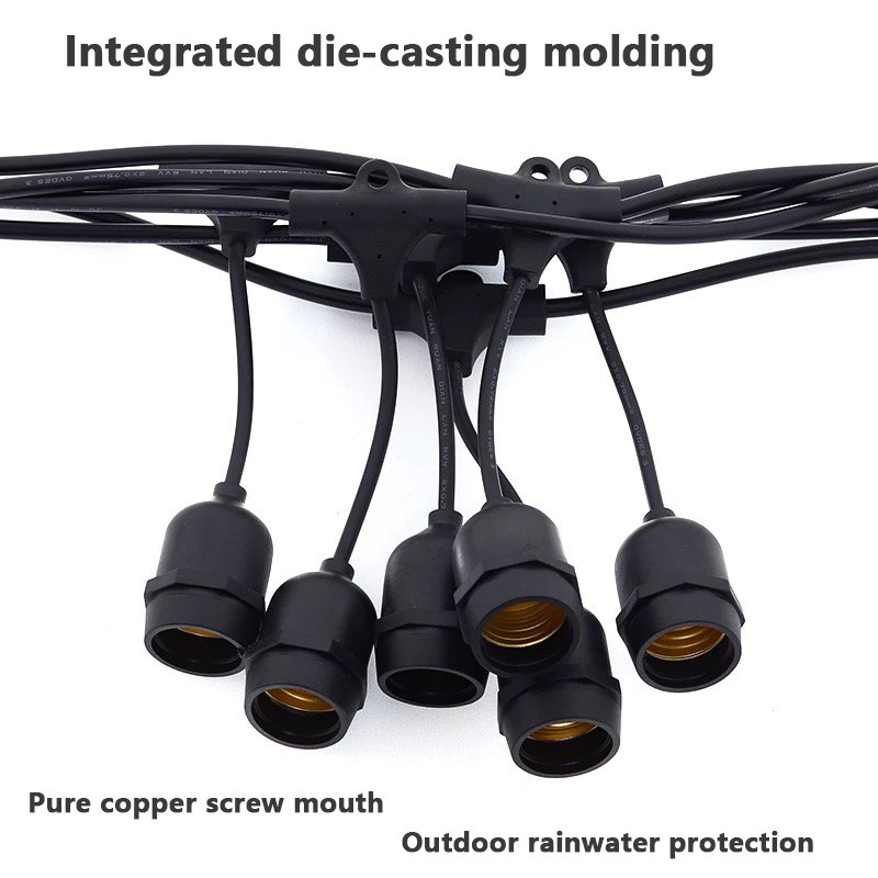Outdoor Retro Kerosene Lamp Holiday Atmosphere Light Waterproof Camping Tent Ceiling Decoration LED Light String