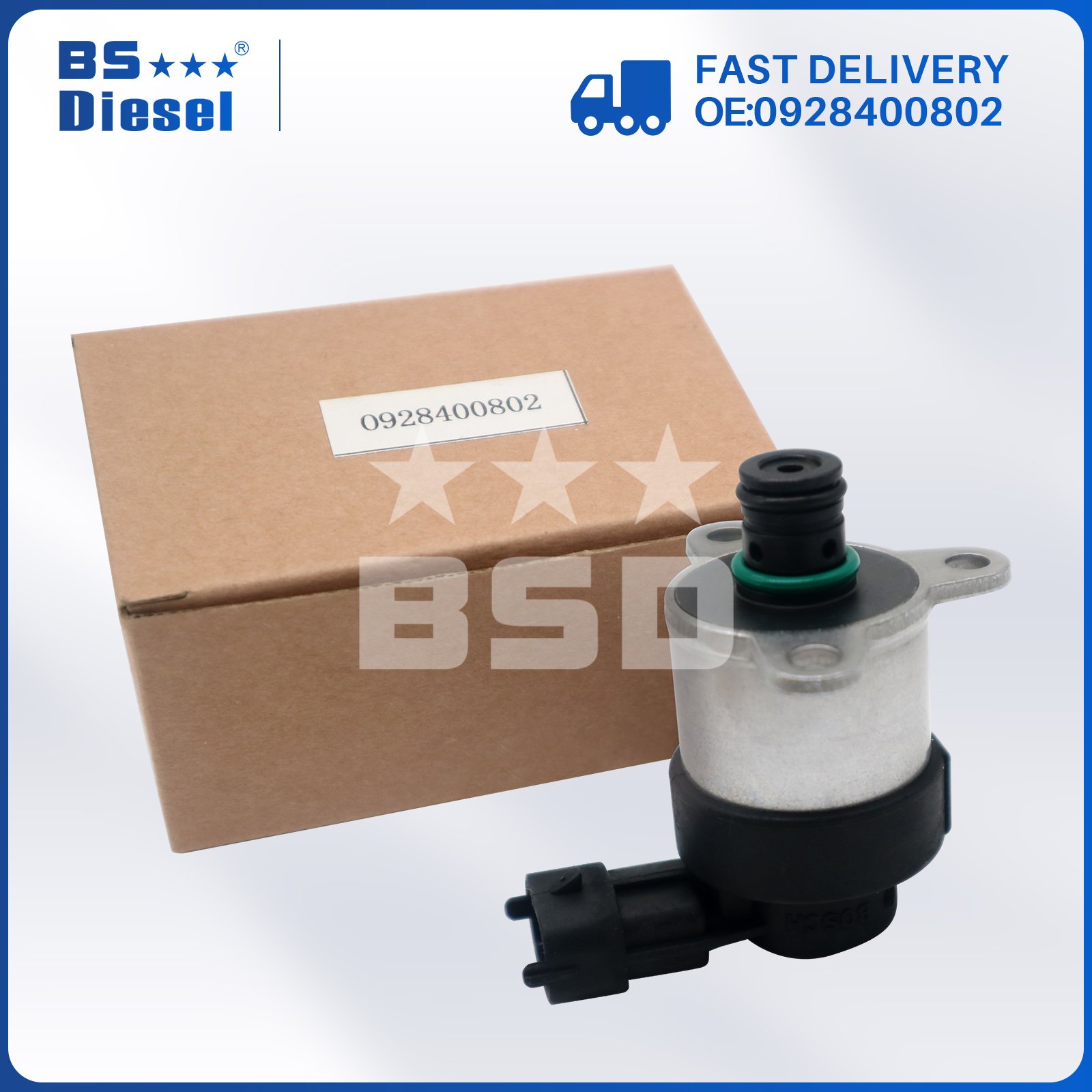 Auto Parts Fuel Pressure Regulator Control Valve 0928400802 Fits for Peugeot 206 307 Citroen C2 C3 1.6HDI