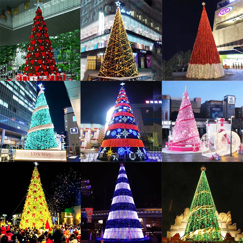 Commercial Outdoor Christmas Yard Park Garden Decoration Ws2812 Led Strip Illuminated LED 3D Christmas Arch Led Light