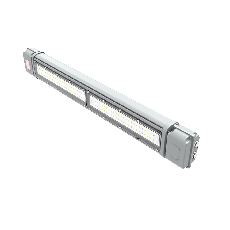 ATEX IECEX Zone 1 Zone 2 Hazardous Area IP66 20W/40W/50W/80W Explosion Proof Linear Light Emergency Battery