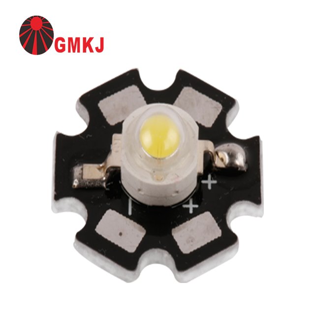 GMKJ White Color Epileds Epistar Bridgelux Chip 1W 3W High Power Led Star Heat Sink Pcb