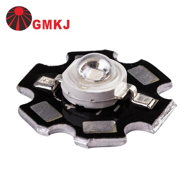 GMKJ White Color Epileds Epistar Bridgelux Chip 1W 3W High Power Led Star Heat Sink Pcb