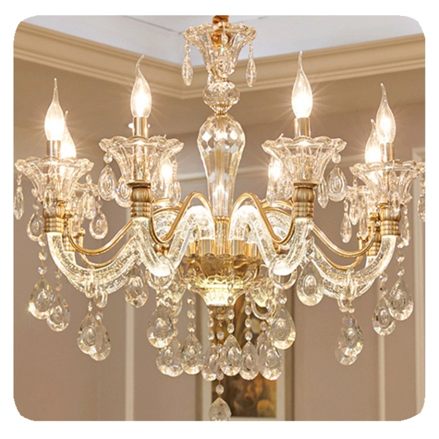 Liangte Luxury K9 French Empire Crystal Chandelier Lighting Decoration Manufacture Silver LED Glass NEW Classic Living Room 20