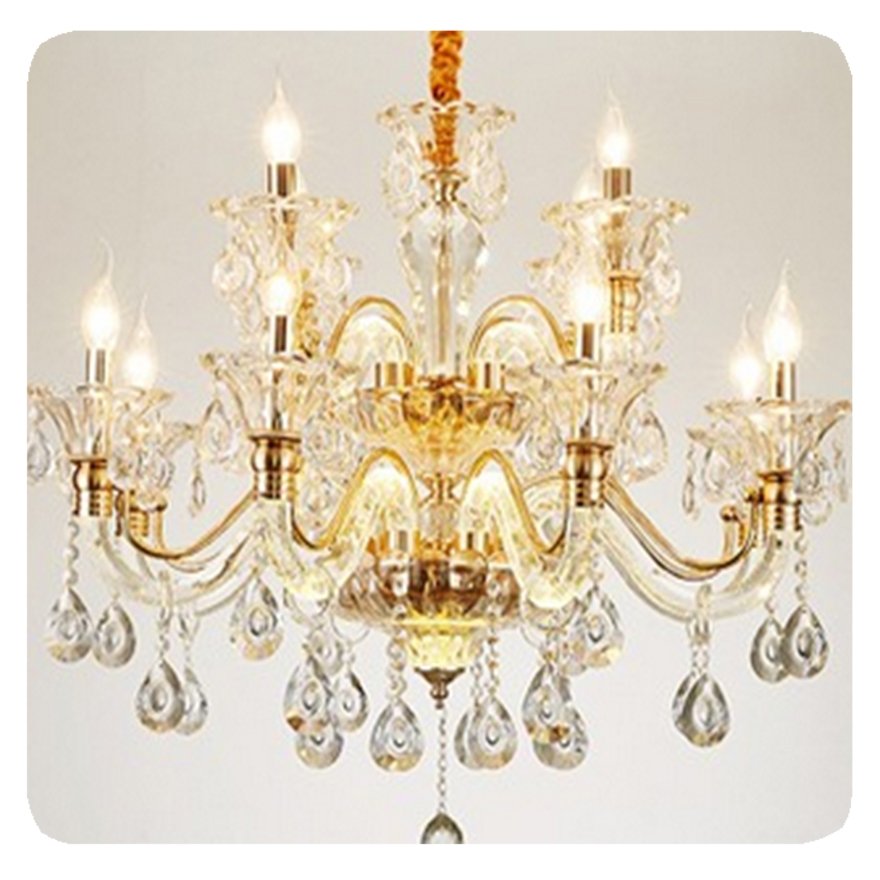 Liangte Luxury K9 French Empire Crystal Chandelier Lighting Decoration Manufacture Silver LED Glass NEW Classic Living Room 20