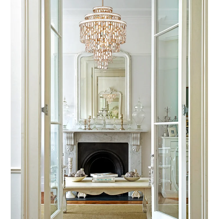 Modern Design Tiffany Creative Agate Luxury Pendant Lighting Living Room Chandelier Project Large Hotel Lobby Project Chandelier