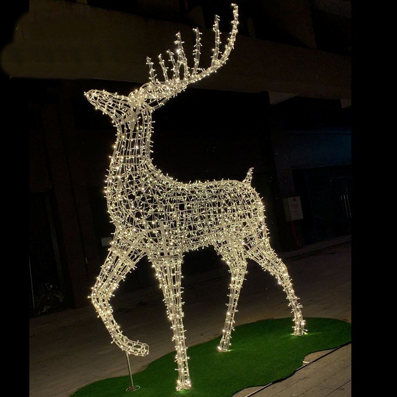 Christmas Pattern Lights Outdoor Christmas Deer unicorn Decoration DMX RGB LED Pattern Lights