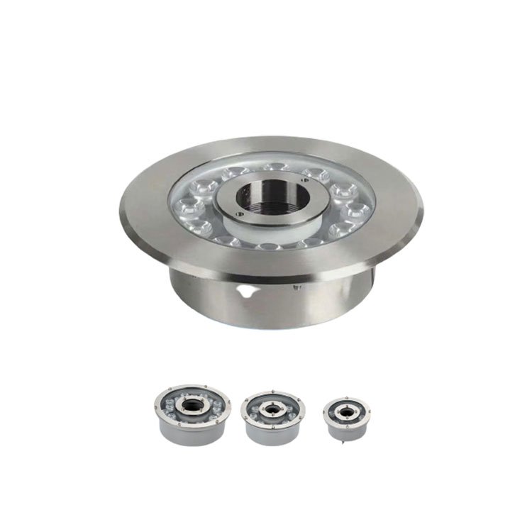 OEM IP68 6W 9W 12W 15W 18W AC/DC 12/24V Underwater Waterproof Stainless Steel LED Fountain Light