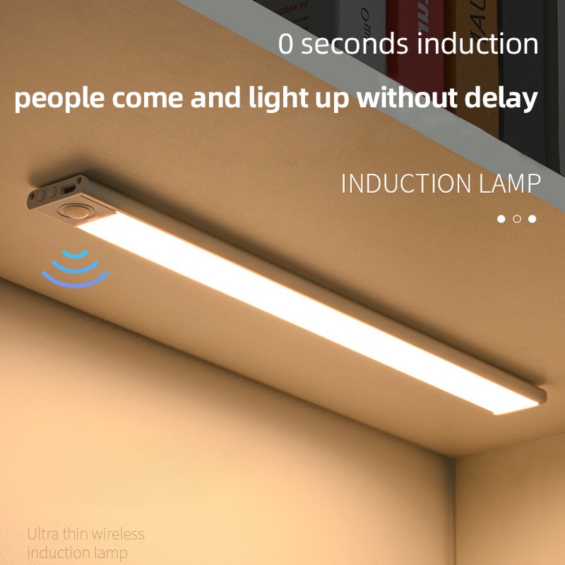 Kitchen Lighting Rechargeable Modern 5V Magnetic Wireless Motion Sensor Under Wardrobe Closet LED Light Cabinet