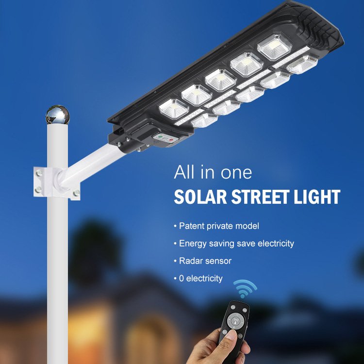 Omsen Price Smart Outdoor Control Waterproof Solar Powered Power Lamp Outdoor Powerful Solar Led Street Light Lamp Waterproof