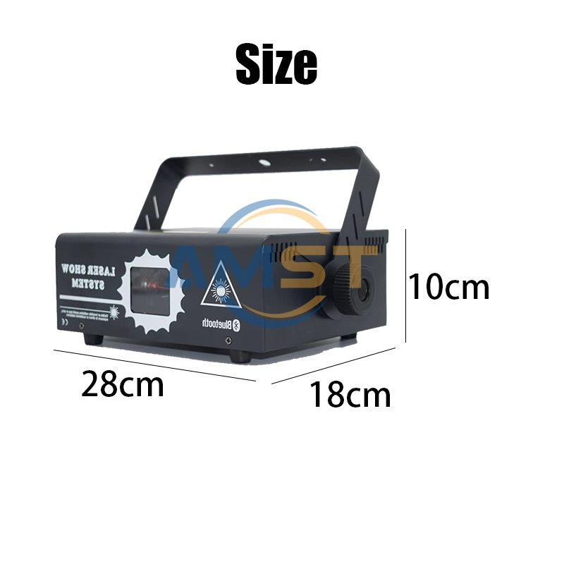 Easy Use 1W Dj Laser RGB Stage Lighting Projector Scan Beam Line Animation Wedding Disco Party Lights