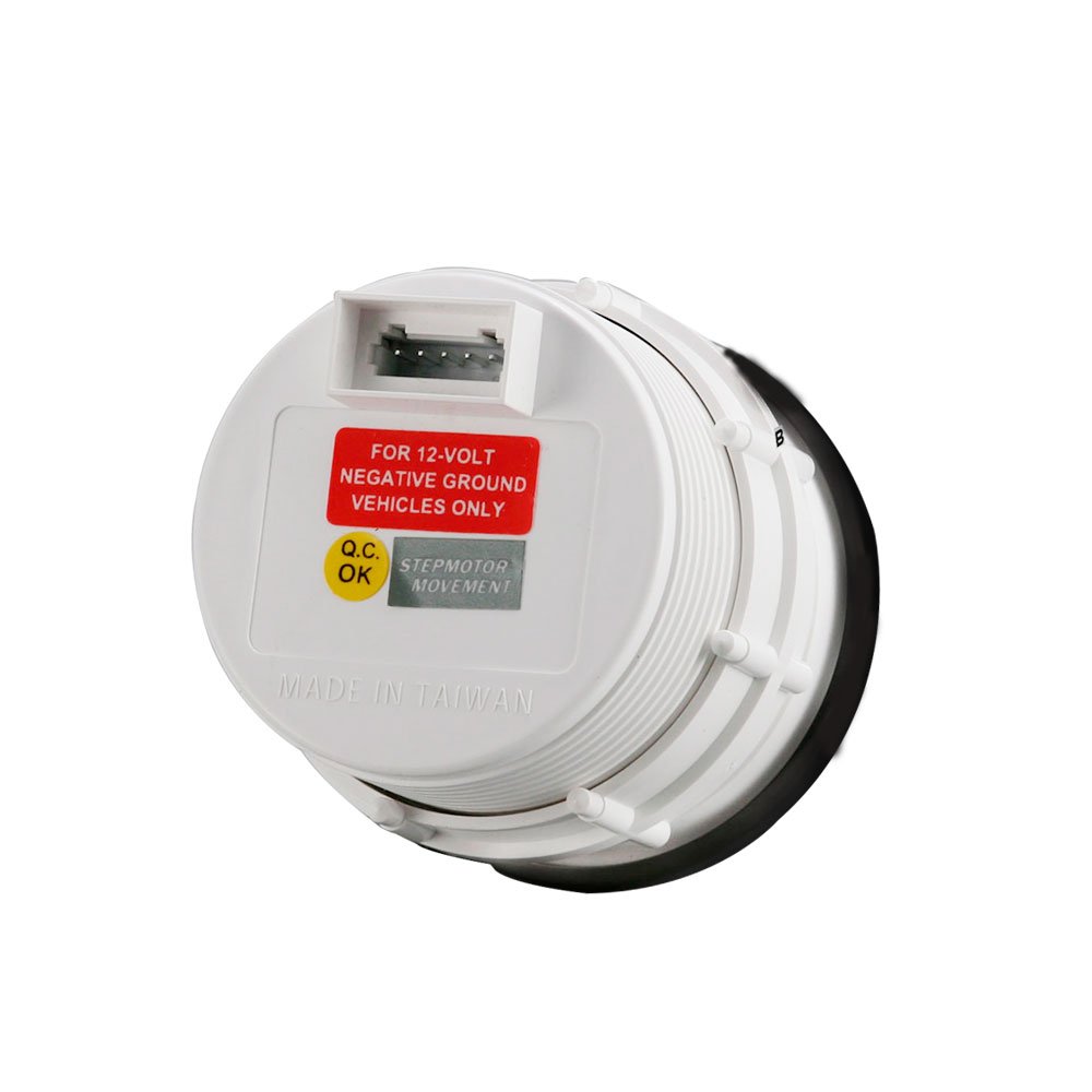 White LED Display Electrical Clock Gauge 52mm Series for Car Trucks 12V ODM OEM