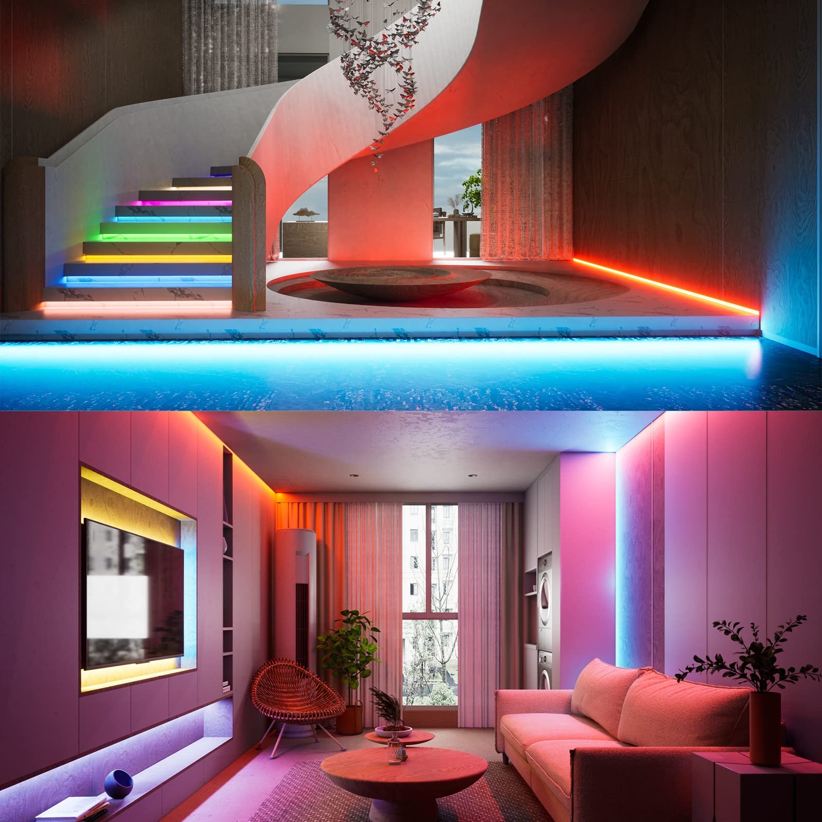 OEM Addressable Cob Led Strip 3mm 5mm 8mm 10mm Cct Rgbic Dream Color Waterproof Rgbw Rgb 5v 12v 24v Cob Led Strip Light